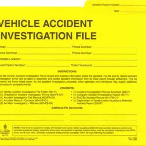 Accident Investigation File, US