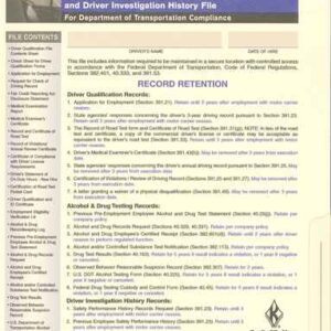 Driver Qualification File - All in One