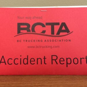 Accident Report Forms Booklet