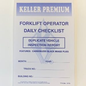 Forklift Operator Checklist