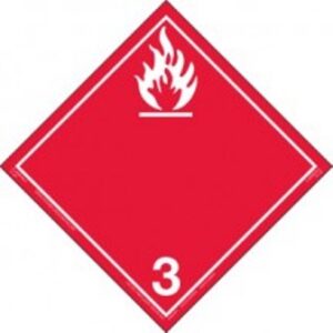 Placard - Class 3