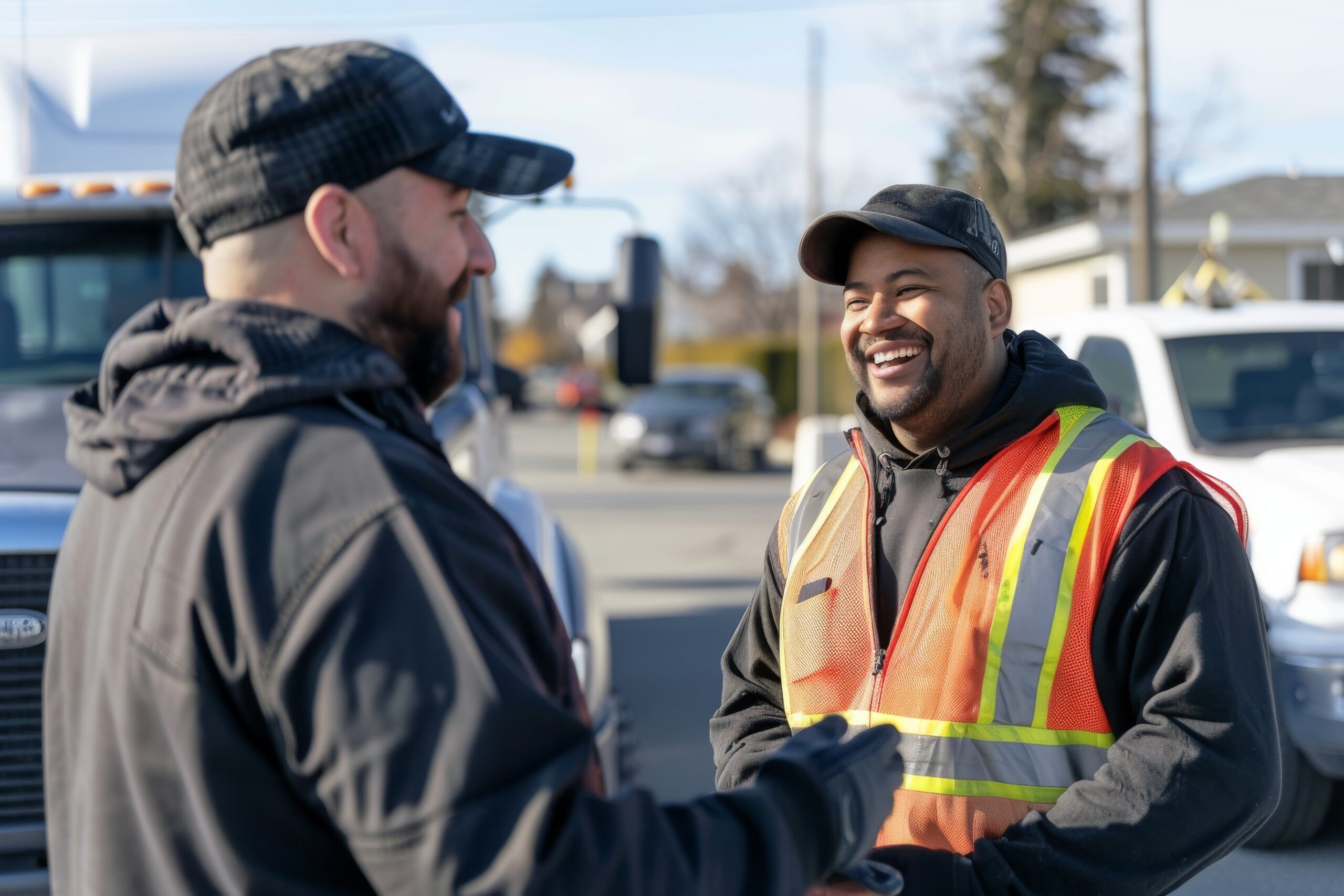 Transportation and Logistics Workers in an Office Setting in British Columbia