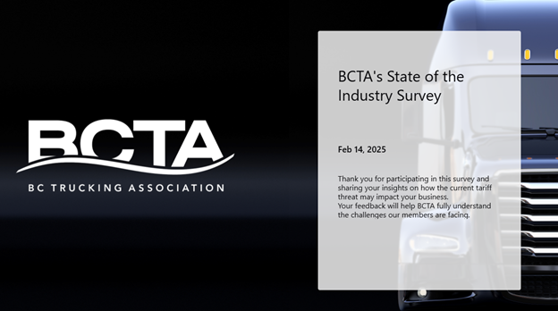 BCTA Tariff Survey