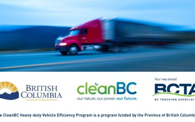 BC Trucking Association Announces Application Window for CleanBC HDVE Program Incentives